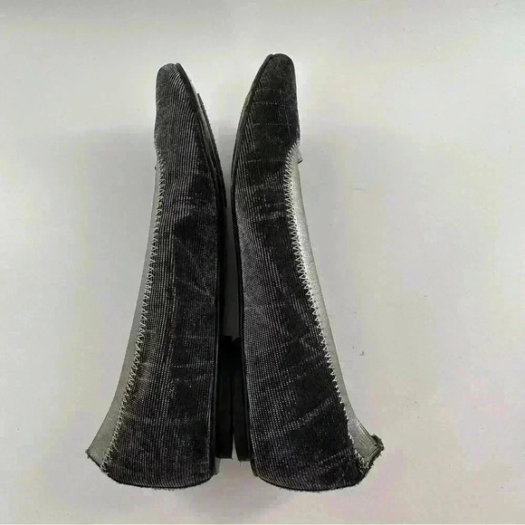 Vaneli womens flats size 7.5 N pewter ballet metallic balletcore - Picture 6 of 12